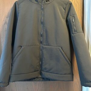 Black mid-season jacket